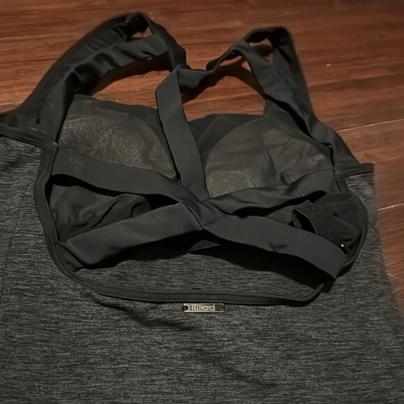 Black and Gray KORAL Workout Top - Size Medium Tank - Never Worn - Picture 3 of 5